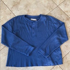 Everlane waffle knit top